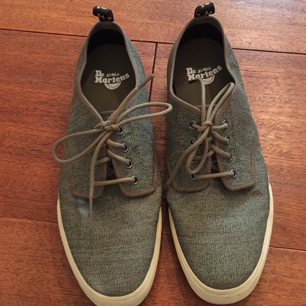 Dr. Martens AIR WAIR Tennis Shoes Canvas Green 13M